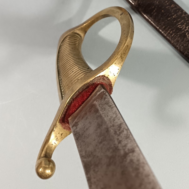 SABRE BRIQUET INFANTERIE MODELE AN XI PREMIER EMPIRE ET SECOND EMPIRE LAME NON MARQUEE
